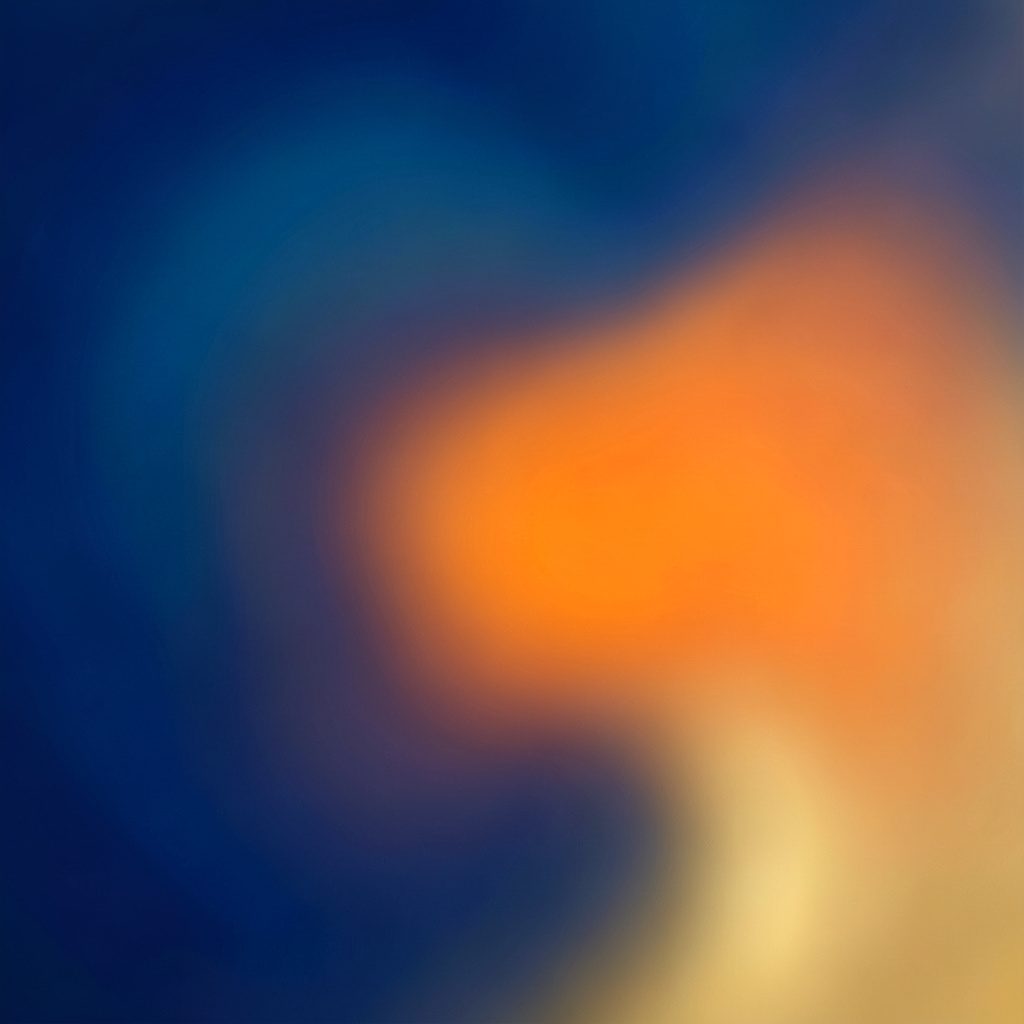 Abstract portrait composition in deep blue and gold gradient tones representing a measurement technology instructor