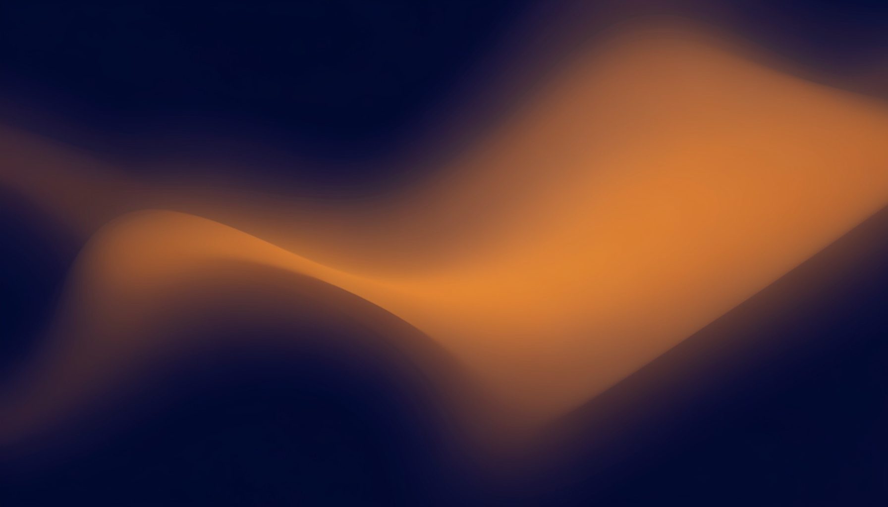 Abstract gradient composition in deep navy and warm amber tones, suggesting electromagnetic wave patterns with smooth flowing transitions